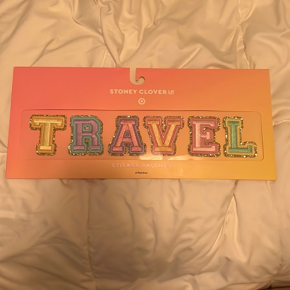 Stoney clover lane x target “TRAVEL” patch
